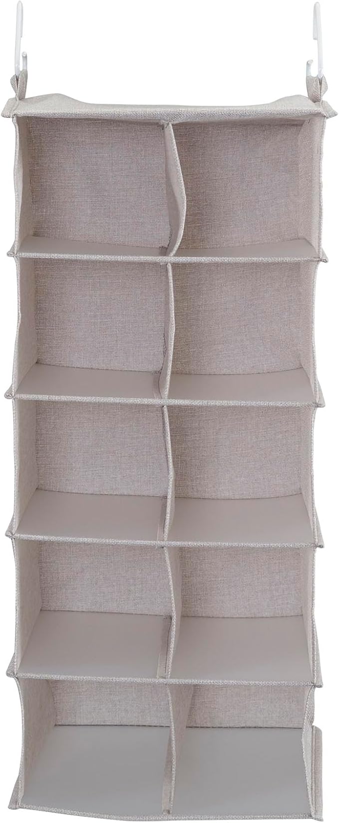 Household Essentials 10-Pocket Hanging Shoe Organizer, Side-by-Side Blended - Image 4