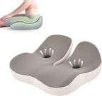 Seat Cushion, Office Chair Memory Cushion, Ergonomic Design, Relieve Sciatica by Unknown