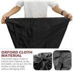 DOERDO Stroller Transport Bags, Large Foldable Carrying Storage Bag - Image 3