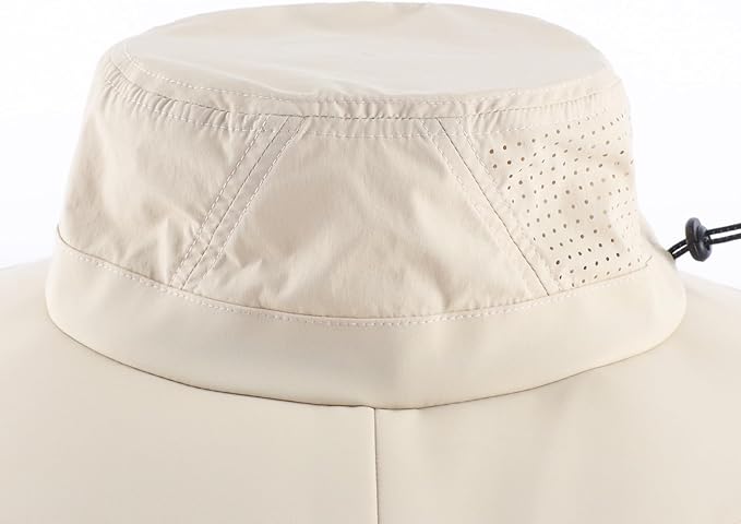 Home Prefer UPF 50+ Sun Hats for Men Women Foldable Wide Brim Fishing Hat Quick - Image 5