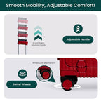 Nobl Travel Carry On Luggage, Noble Zipperless Aluminum Frame PC Hard Shell - Image 5