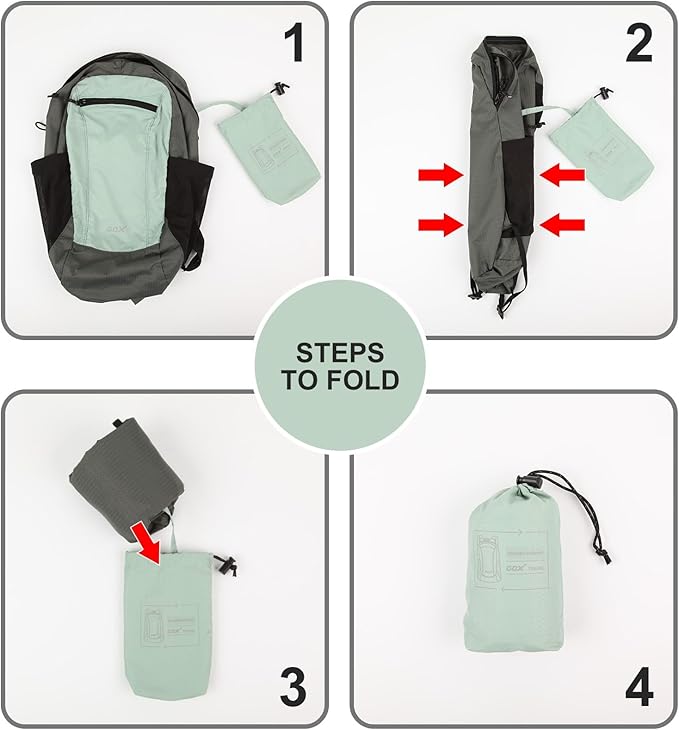 GOX Foldable 20l Backpack For Travel Lightweight Hiking Packable Daypack for - Image 5