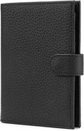 RFID Slim Passport Holder for Man & Women, Compact Leather Passport Wallet by Karmiir