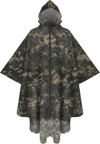 PTEROMY Hooded Rain Poncho for Adult by PTEROMY