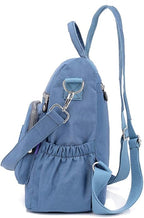 MINTEGRA Women Shoulder Backpack Multi-Pocket Nylon Purse Large Capacity - Image 3