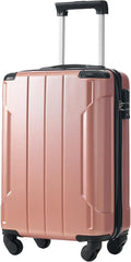 Merax 20 Inch Carry On Luggage Airline Approved, Hardshell ABS Suitcase by Merax