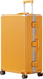 AnyZip Luggage PC+ABS Aluminum Frame Zipperless Checked Luggage Hard Shell by YourBestTravelChoice