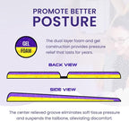 LITE Travel Gel Foam Cushion | Back Pain, Pressure Relief | Relieves Tailbone - Image 2