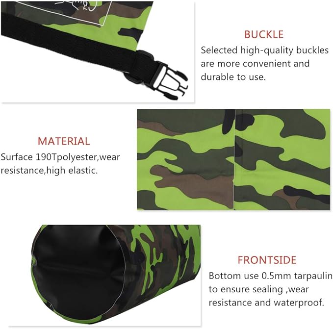 Waterproof Dry Bag 2L/5L/10L/15L/20L/30L, Roll Top Sack Keeps Gear Dry - Image 4