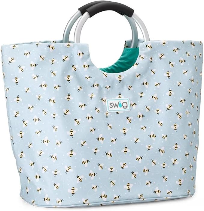 Swig Life Loopi Tote Bag, Lightweight, Waterproof Beach and Utility Bag by SwigLife