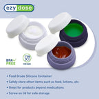 EZY DOSE Silicone Jar, Washable and Reusable, Versatile and Durable Container - Image 4
