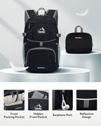 WATERFLY Hiking Foldable Daypack Backpack: 25L Ultra Lightweight Packable - Image 3
