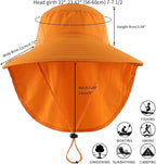 Home Prefer Outdoor UPF50+ Sun Hat Wide Brim Mesh Fishing Hat - Image 2