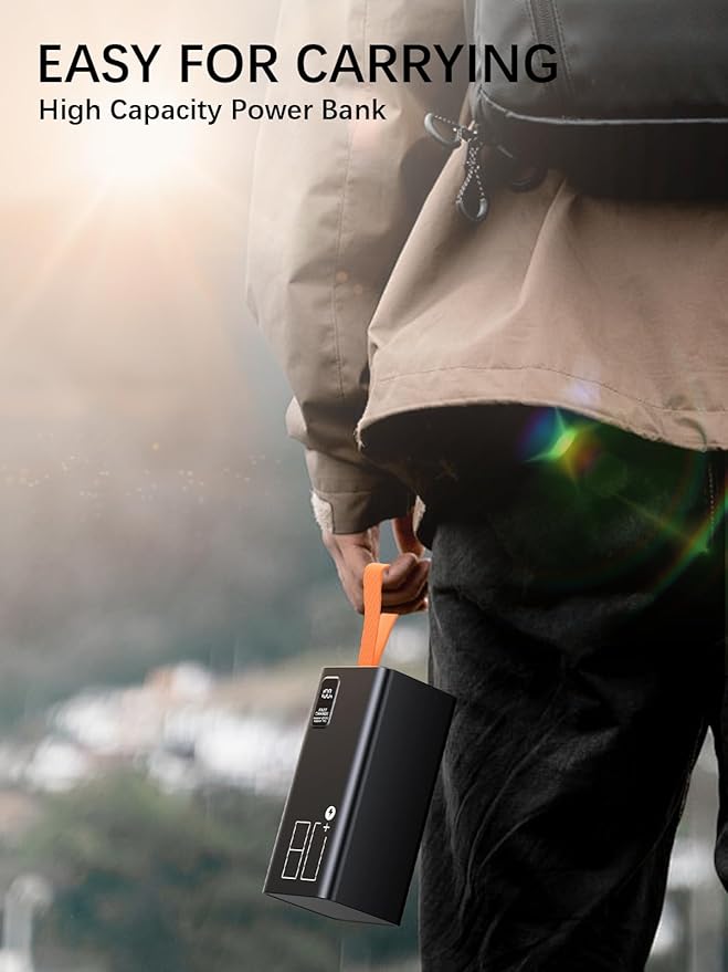 80000mAh Power Bank Fast Charging, 30W PD & QC 3.0 High Capacity Portable - Image 8