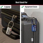 TSA Approved Combination Luggage Lock (Blue / 4 Pack)