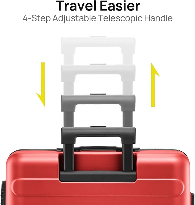 Carry on Luggage 22 X 14 X 9 Airline Approved, 20 Inch Luggage - Image 7