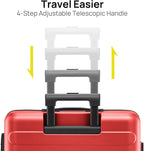 Carry on Luggage 22 X 14 X 9 Airline Approved, 20 Inch Luggage - Image 7