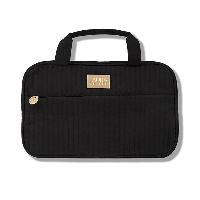 LAURA GELLER NEW YORK Quilted Folding Travel Makeup Bag by LauraGeller