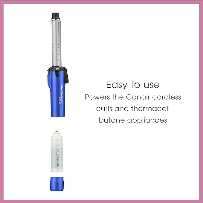 Conair Thermacell Refills 3/4"Curling Iron 2-Pack Replacements Cartridges by Travel Smart