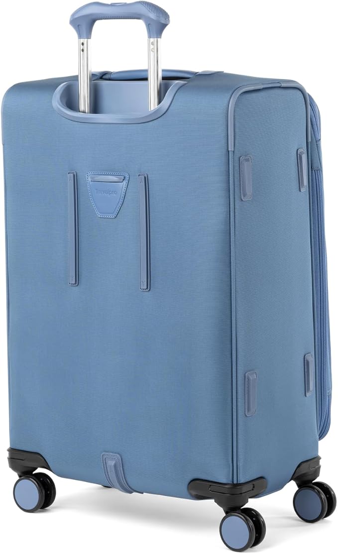 Travelpro VersaPack+ Lightweight Softside Expandable Checked Luggage, 8 Spinner - Image 3
