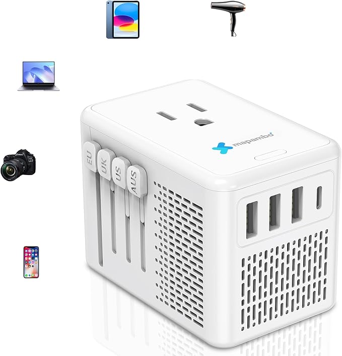 Upgraded Voltage Converter US to Europe by Mapambo