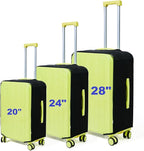 Clear PVC Suitcase Covers Protectors Transparent Luggage Cover Waterproof by FABULWAY