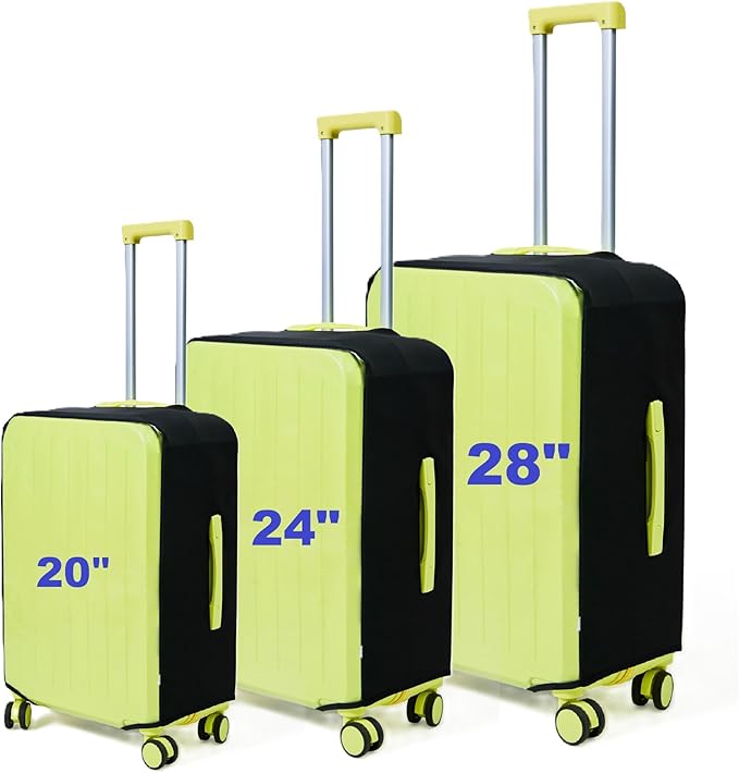 Clear PVC Suitcase Covers Protectors Transparent Luggage Cover Waterproof by FABULWAY