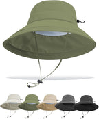Sun Hats for Women Men UV Protection Wide Brim Bucket Hat - Image 7