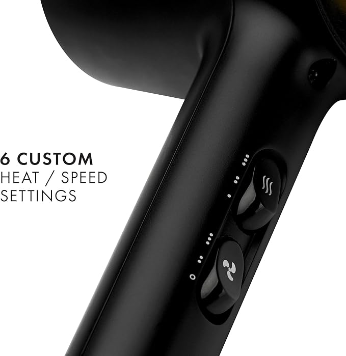 Hot Tools Pro Artist Black Gold Quietair Power Dryer | Powerful Zen Drying Experience
