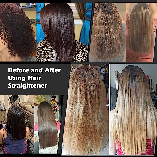 Hair Straightener with Steam (Black)
