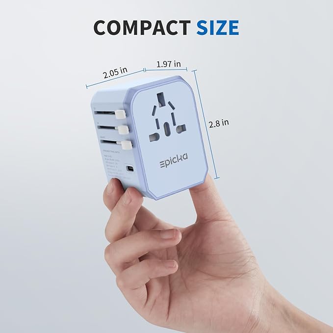 EPICKA Universal Travel Adapter, International Power Adapter - Image 7