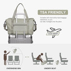 Travel Duffel Bag, Sports Tote Gym Bag, Shoulder Weekender Overnight Bag - Image 5