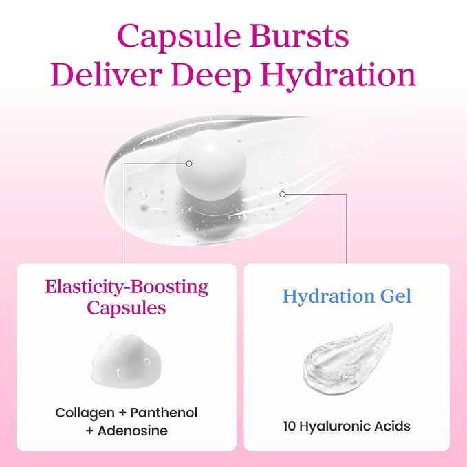 YADAH Collagen Hydra Core Cream – Capsule Filler Cream Moisturizer with 10 Types of Hyaluronic Acids, 1000ppm Low Molecular Collagen & Ceramide, Deep Hydration for Sensitive Skin, 1.76 oz