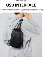 Waterproof Sling Bags Mens Shoulder Crossbody Backpack - Image 3