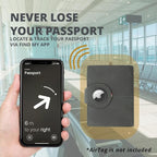 GARZINI Passport Holder with AirTag, Passport Wallet with RFID, Travel - Image 2