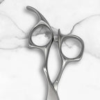 Apex 6" Complete Set of Hair Cutting Shears Includes a 6" Cutting Scissors and a 6" Thinning Shear with a Leather Case - 440C Stainless Steel - Designed by Saki Shears