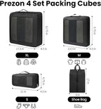 8 Set/6 Set/4 Set Compression Packing Cubes - Image 3