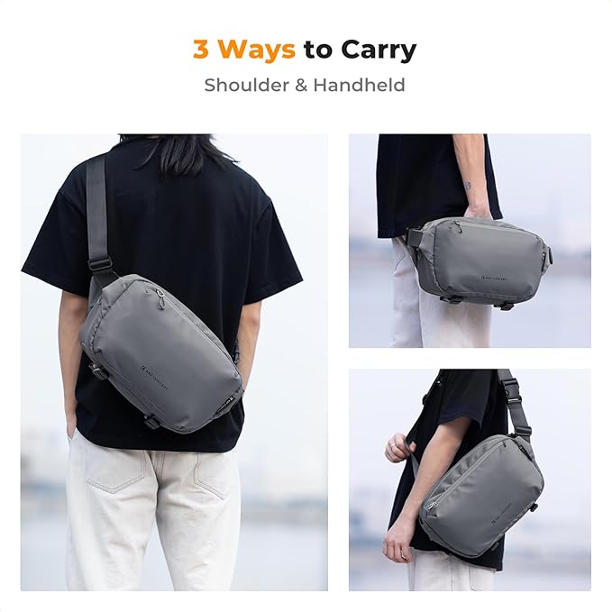 K&F Concept 2 in 1 Sling Bag Everyday Shoulder Bag & Multifunction Photography - Image 6