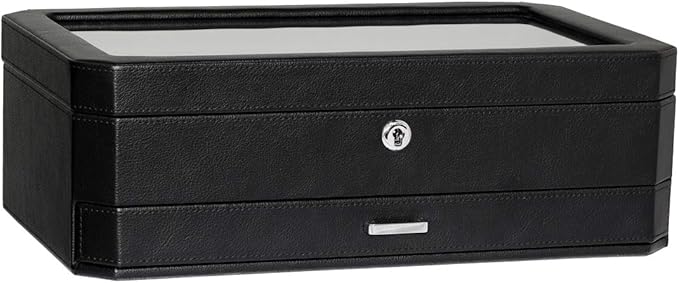 ROTHWELL 12 Slot Leather Watch Box - Image 9