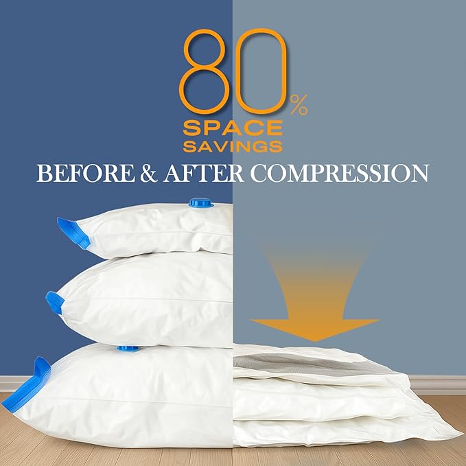Vacuum Storage Bags for Clothing, 26 Pack Vacuum Seal Bags for Clothes - Image 5