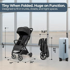 Inglesina Quid³ Stroller, Cosmic Black - Image 10
