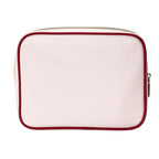Conair Travel Double Zip Organizer - Toiletry Bag - Makeup Bag - Travel Makeup Bag - Makeup Organizer - Gifts for women - Light Pink