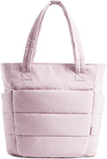 BAGSMART Tote Bag for Women, Lightweight Puffy Tote Bag by BAGSMART