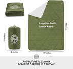 STOVER Outdoor Waterproof Fleece Travel Blanket - Image 3