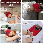 Sleep Mask Bluetooth 5.4 Headphones Soft Wireless Headband Eye Mask Blackout - Image 5