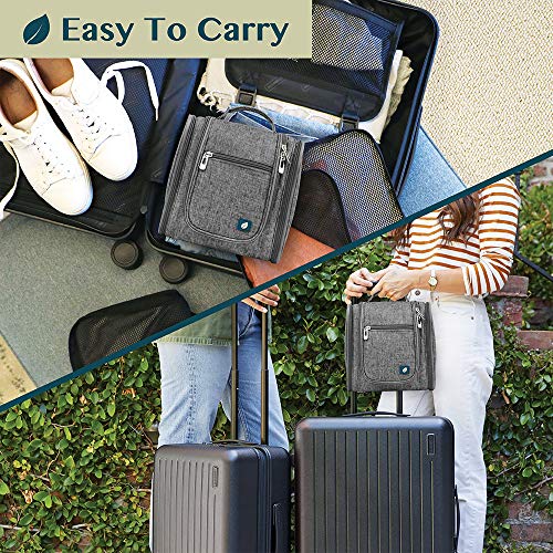 Toiletry Bag Travel Bag for Women Men (Grey / Standard (9x4x9))