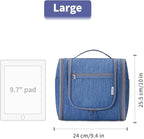 Narwey Hanging Toiletry Bag for Women Travel Makeup Bag Organizer Toiletries - Image 7