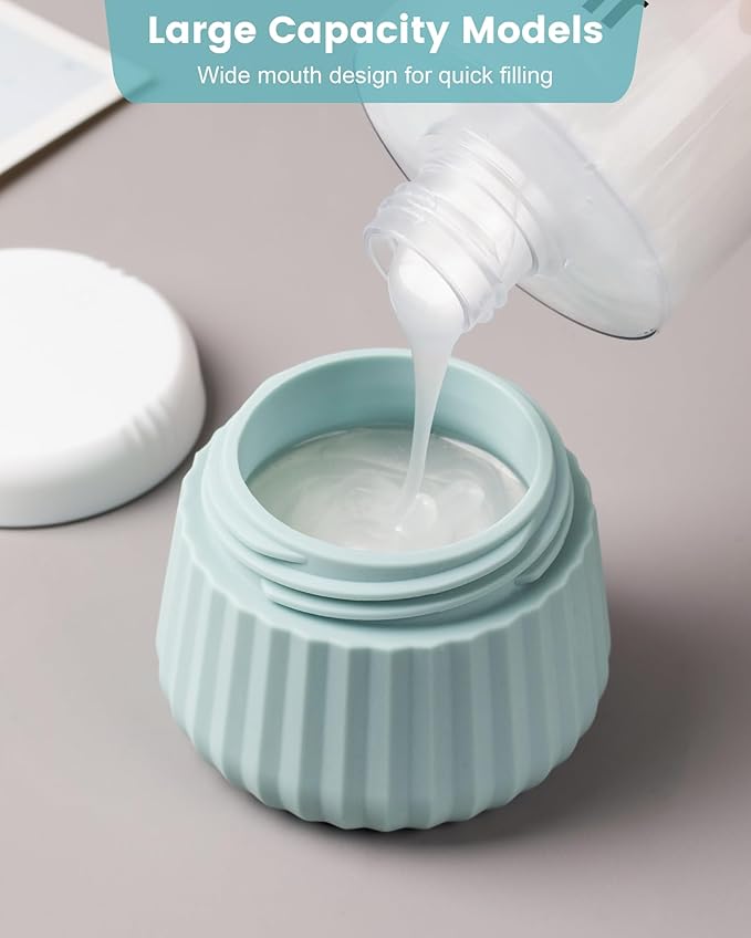 Travel Containers for Toiletries 4 Pack, TSA Approved Travel Size Toiletries - Image 3