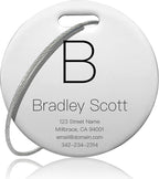 Customized Stainless Steel Luggage Tags: Personalize Your Suitcases, and Bags by Kcule