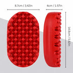 Luxury Twist Styler – Durable, Washable Comb Brush, a Premium Alternative to Hair Sponges for Afro, Curly, Coiled & 4C Hair, Ideal for Daily or Professional Use (1 Count) (Red)